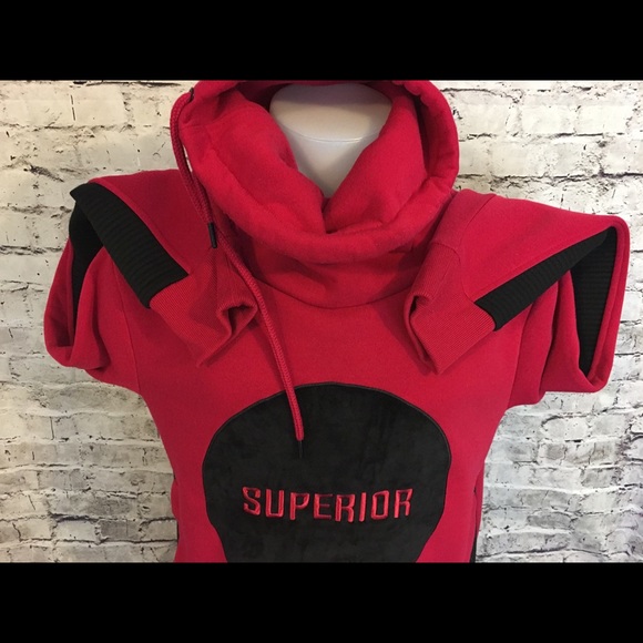 8ighth Dstrkt Red pullover Superior Sweater Large - Picture 5 of 8